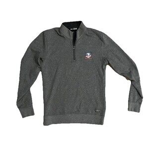 Travis Mathew Performance 1/4 Zip US Open 2019 Pebble Beach Gray Medium Golf